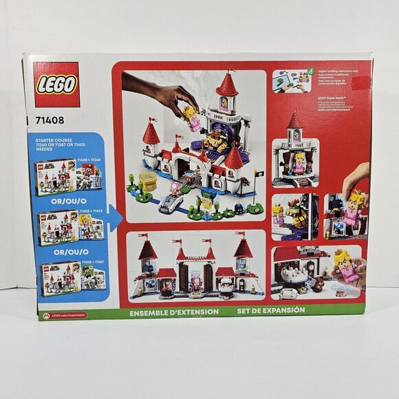 LEGO Super Mario Peach’s Castle Expansion Set 71408, 1216 Pcs New Sealed Retired - Picture 2 of 11